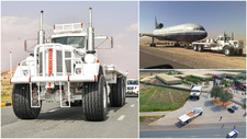 Xe tải khổng lồ của tỉ phú Trung Đông: Khỏe đến mức có thể kéo máy bay trên sa mạc dễ dàng